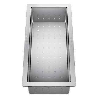 Коландер FLOW/ZEROX/CLARON нерж. сталь 420 х 200 х 100 мм BLANCO (219649)