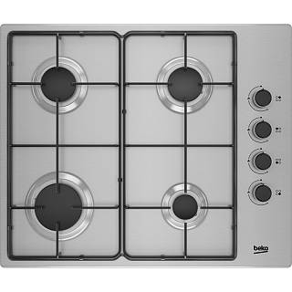Варочная поверхность газовая нерж. сталь HIGG64123SX Beko