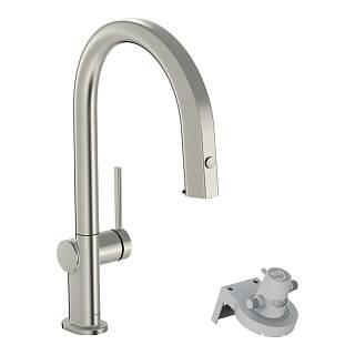 Змішувач для кухні Aqittura M91 FilterSystem 210 (в/ш) під сталь Hansgrohe (76803800)