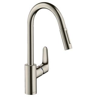 Смеситель для кухни Focus M41 KM240 (в/ш) сталь Hansgrohe (31815800)