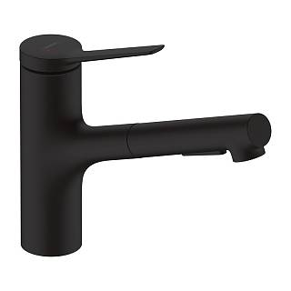 Змішувач для кухні Zesis M33 KM150 (в/ш) чорний матовий Hansgrohe (74800670)