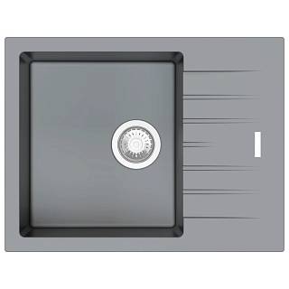 Мийка граніт Classic 65x50 Grey Metallic Fabiano