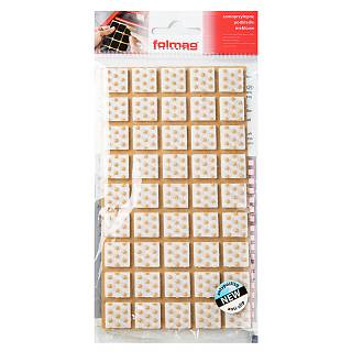 Самоклейка антиковзна повстяна для ніжок Folmag 15x15 білий (45 шт)