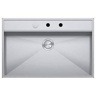 Мийка нерж. cталь FLEXI (чаша зі скосом та крилом) 86х56см 1LFX91 Barazza
