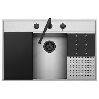 Мийка нерж. сталь FLEXI KIT 86х56см 1LFX91NK Barazza