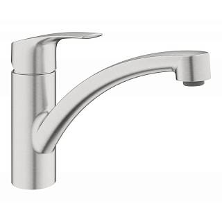 Смеситель Via,  супер сталь Grohe (30465DC0)