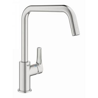 Смеситель Via,  супер сталь Grohe (30568DC0)