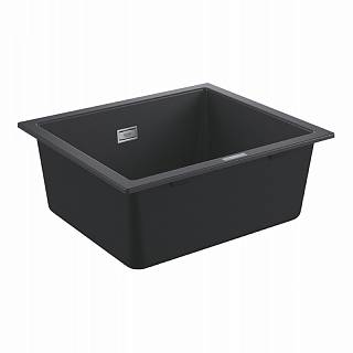 Мойка кухонная K700U,  гранит,  прямоуголь.,  без крыла,  533x457x205мм,  черный гранит Grohe (31654AP0)
