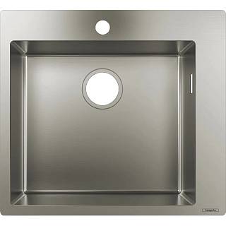 Мойка кухонная нерж.сталь Combi S71 без крыла,  врезная Hansgrohe