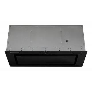 Вытяжка встроенная SOLO ULTRA BK A/72/T черное стекло INTERLINE
