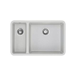 Мойка Under top DOUBLE gris (705*445mm.) гранит GRANADO