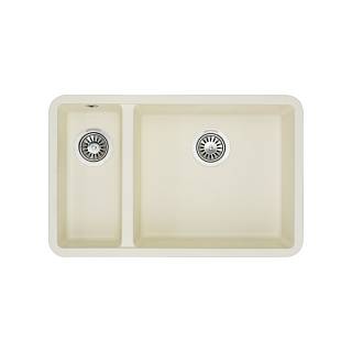 Мийка Under top DOUBLE ivory (705*445mm.) граніт GRANADO