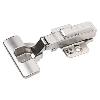 Петля Clip-On,  105°,   накладная,  с доводчиком,  никель,  3D Muller Profi Line