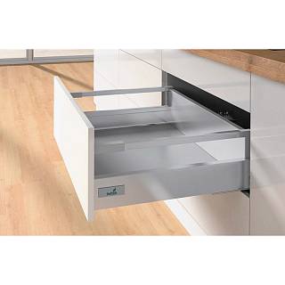 Комплект для шухляди Atira,  част.в. L=520 H=144,  сріблястий Hettich