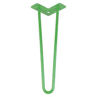 Ножка мебельная HAIRPIN Leg 2ROD Small h36см зеленая