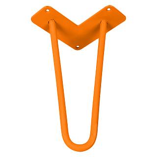 Ніжка меблева HAIRPIN Leg 2ROD Small h15см помаранчева
