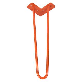 Ніжка меблева HAIRPIN Leg 2ROD Small h41см помаранчева