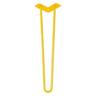 Ніжка меблева HAIRPIN Leg 2ROD Big h55см жовта
