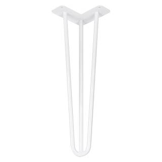 Ніжка меблева HAIRPIN Leg 3ROD Small h36см біла