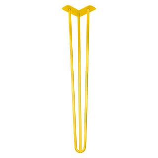 Ножка мебельная HAIRPIN Leg 3ROD Big h71см желтая