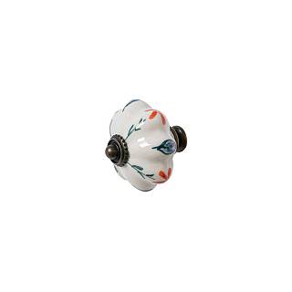 Ручка Ferro Fiori CR 9140.50 антична бронза | малюнок квіти