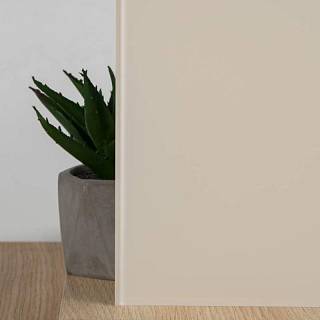 Стекло фасадное 4мм Lacobel Pearl White 1013