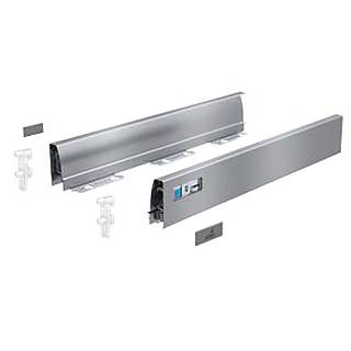 Комплект боковин Atira L=470 H=54 срібло (9195080) Hettich