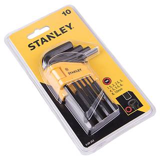Набор ключей шестигранных 1.5-10 мм,  10 ед. (0-69-253) Stanley