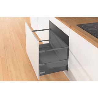 Комплект для шухляди Atira,  повн.в. L=470 H=177-500,  антрацит Hettich