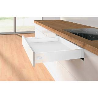 Комплект для шухляди Atira,  повн.в. P2O SS L=470 H=70,  білий Hettich