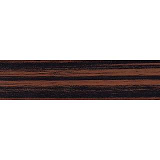 491W Кромка ABS Mirror Gloss Зебрано макассар 23х1мм (100 м.п.) REHAU глянец