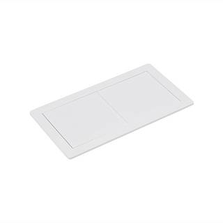 VersaHIT MONO Розеточный блок одинарный,  2 USB порта (5В,  2, 1A),  110-220В,  IP54,  белый мат
