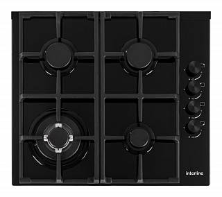 Газова поверхня чорна INTERLINE HGG 764 FGT BA