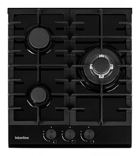 Газовая поверхность черная INTERLINE HGG 744 FGT BA