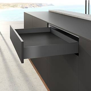 Комплект для шухляди AvanTech YOU Q L=450 H=101 антрацит Hettich