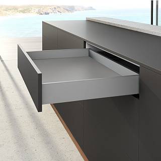 Комплект для шухляди AvanTech YOU Q L=450 H=101 срібло Hettich