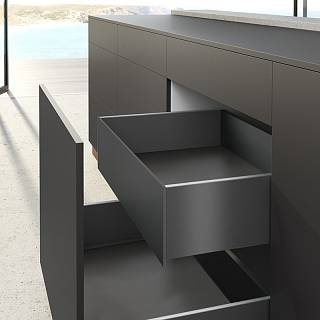 Комплект внутреннего ящика AvanTech YOU Q L=450 H=187 антрацит Hettich