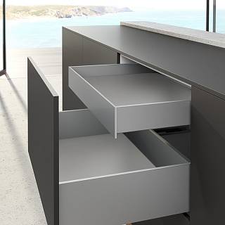 Комплект внутреннего ящика AvanTech YOU Q L=550 H=101 серебро Hettich
