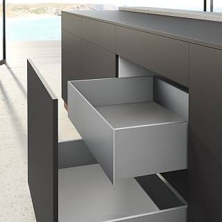 Комплект внутреннего ящика AvanTech YOU А L=350 H=187 серебро Hettich
